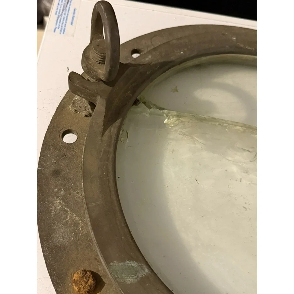 Authentic Antique Brass Ship Porthole 16